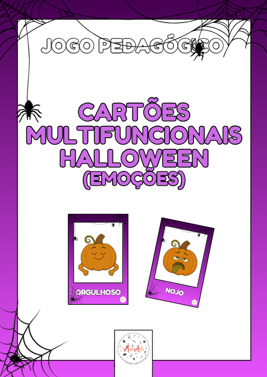 Cartões Multifuncionais - Emoções de Halloween