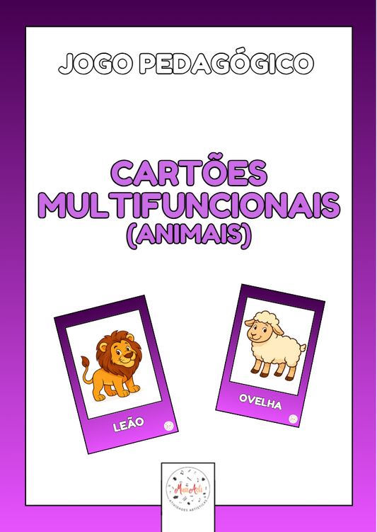 Cartões Multifuncionais - Animais