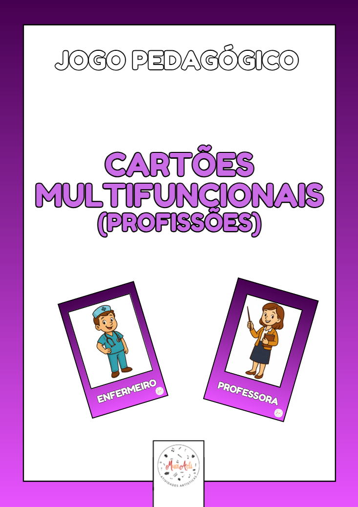 Cartões Multifuncionais - Profissões