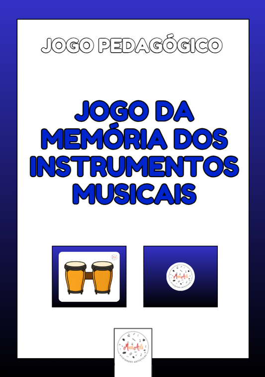 Jogo da Memória dos Instrumentos Musicais