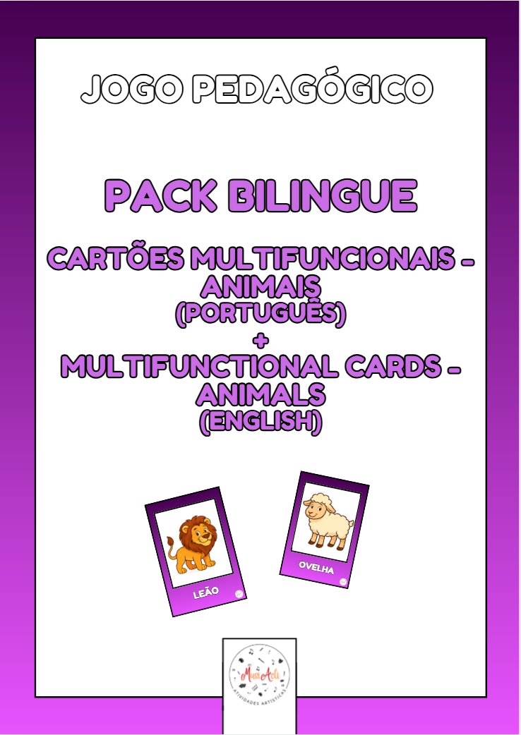 Cartões Multifuncionais - Animais